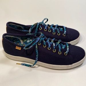 🦋 WOMEN’S KEDS x RIFLE PAPER CO. KICKSTART DOVECOTE SNEAKER. SZ. 8